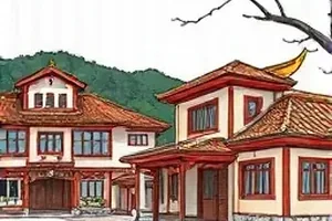裂隙编年科幻漫画封面，断裂的时间轴与平行线