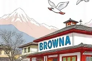 星轨残卷玄幻漫画封面，夜空星轨与崩塌的观星台