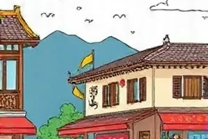 旧钟楼悬疑漫画封面，斑驳钟面与倾斜阴影